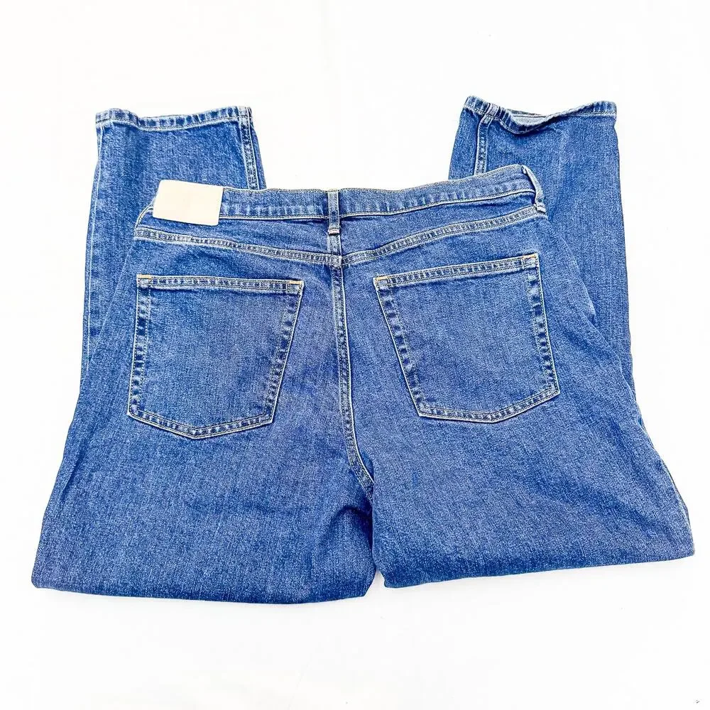 Everlane The Original Cheeky Jean Zip Fly Straight Leg Denim Size 32 Short - Picture 5 of 9